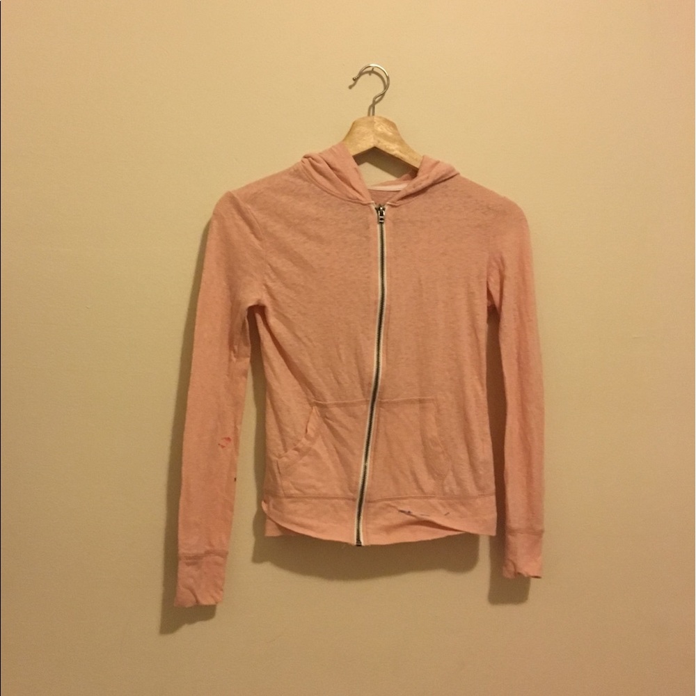 Aéropostale Pink Zip Up Sweater